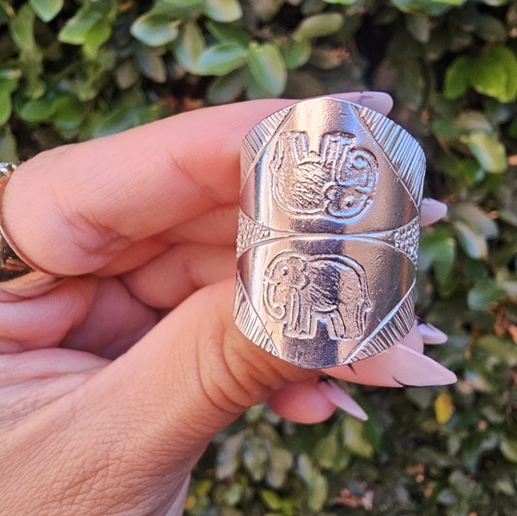 Extra Wide Elephant Ring 925 - Picture 2 of 4
